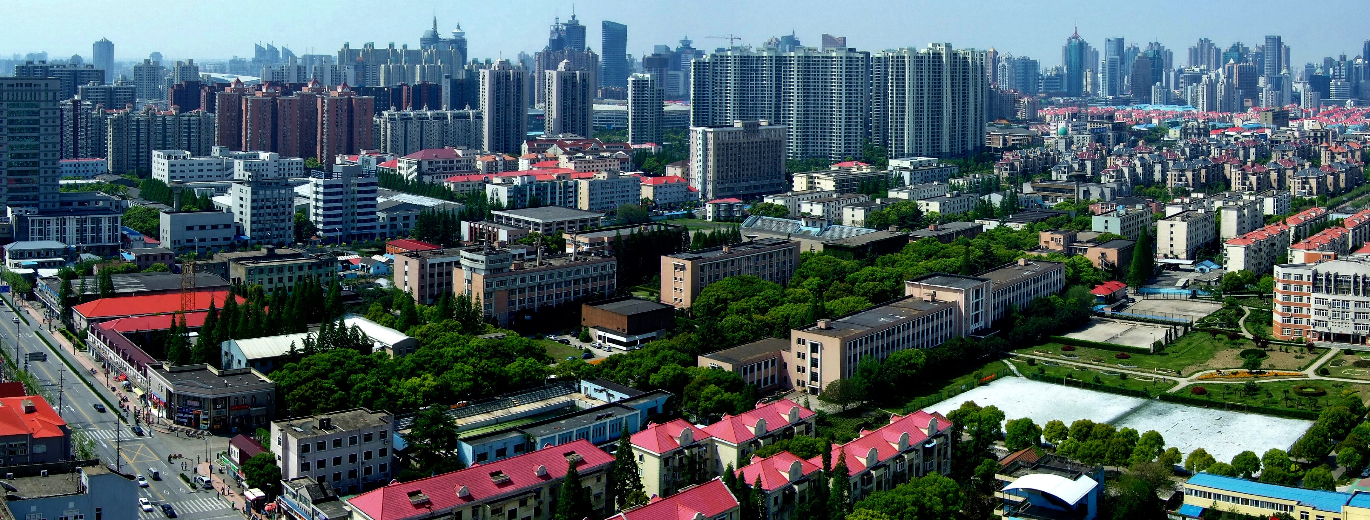 上海海事大学原民生路校区全貌