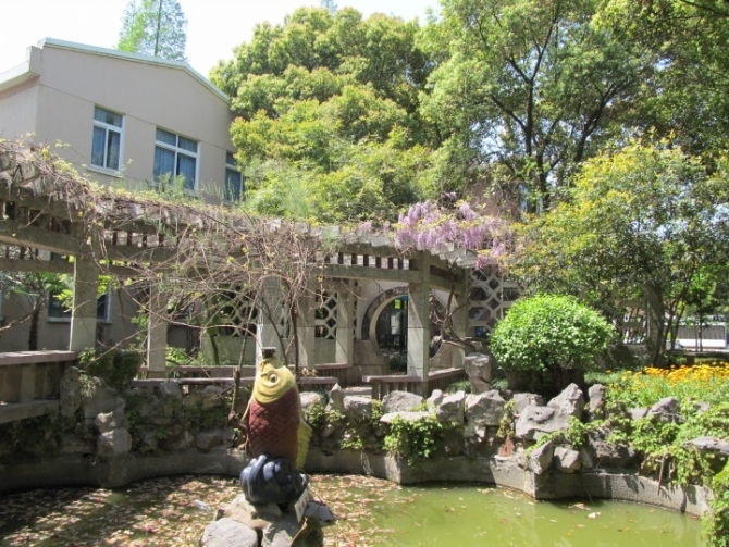 民生路海韵花园及鲤鱼喷泉